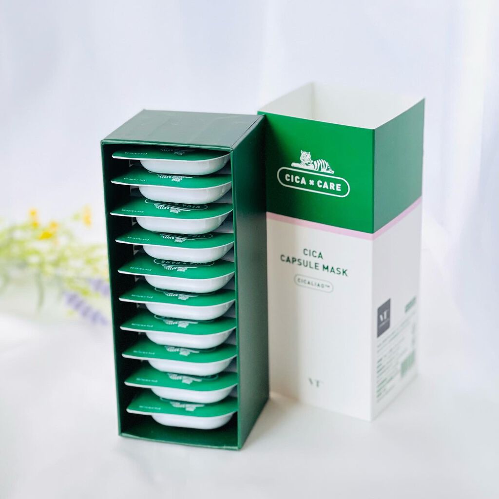 CICA カプセルマスク/VT/洗い流すパック・マスクを使ったクチコミ(3枚目)