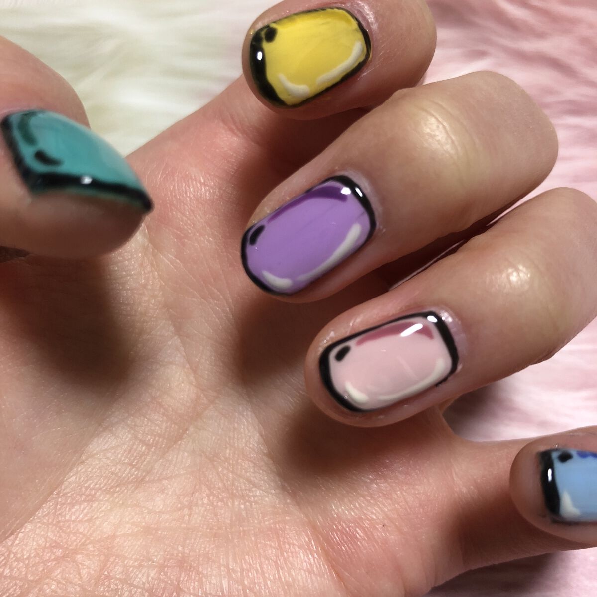 ジェルネイル（ライト対応）/セリア/ジェルネイルを使ったクチコミ（3枚目）