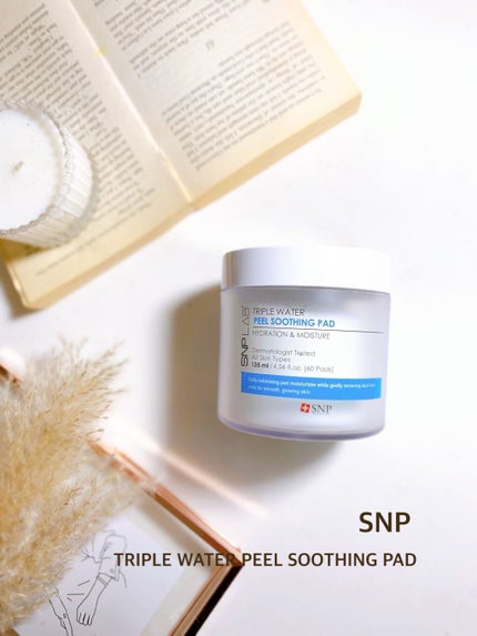 TRIPLE WATER PEEL SOOTHING PAD/SNP/ピーリングを使ったクチコミ(1枚目)