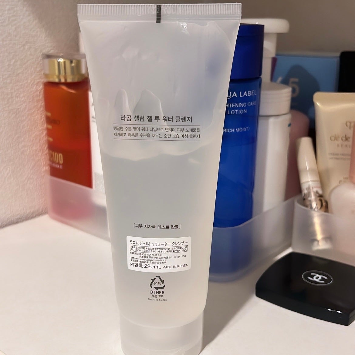ラゴム ジェルトゥウォーター クレンザー(朝用洗顔)/LAGOM /その他洗顔料を使ったクチコミ(2枚目)