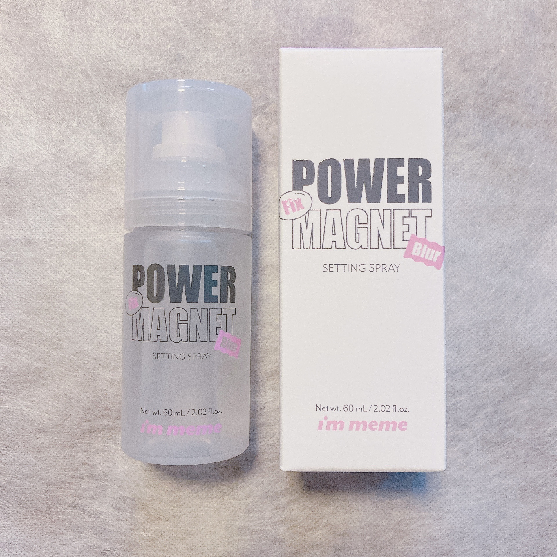 パワーマグネットセッティングスプレー/i’m meme/フィックスミストを使ったクチコミ（2枚目）