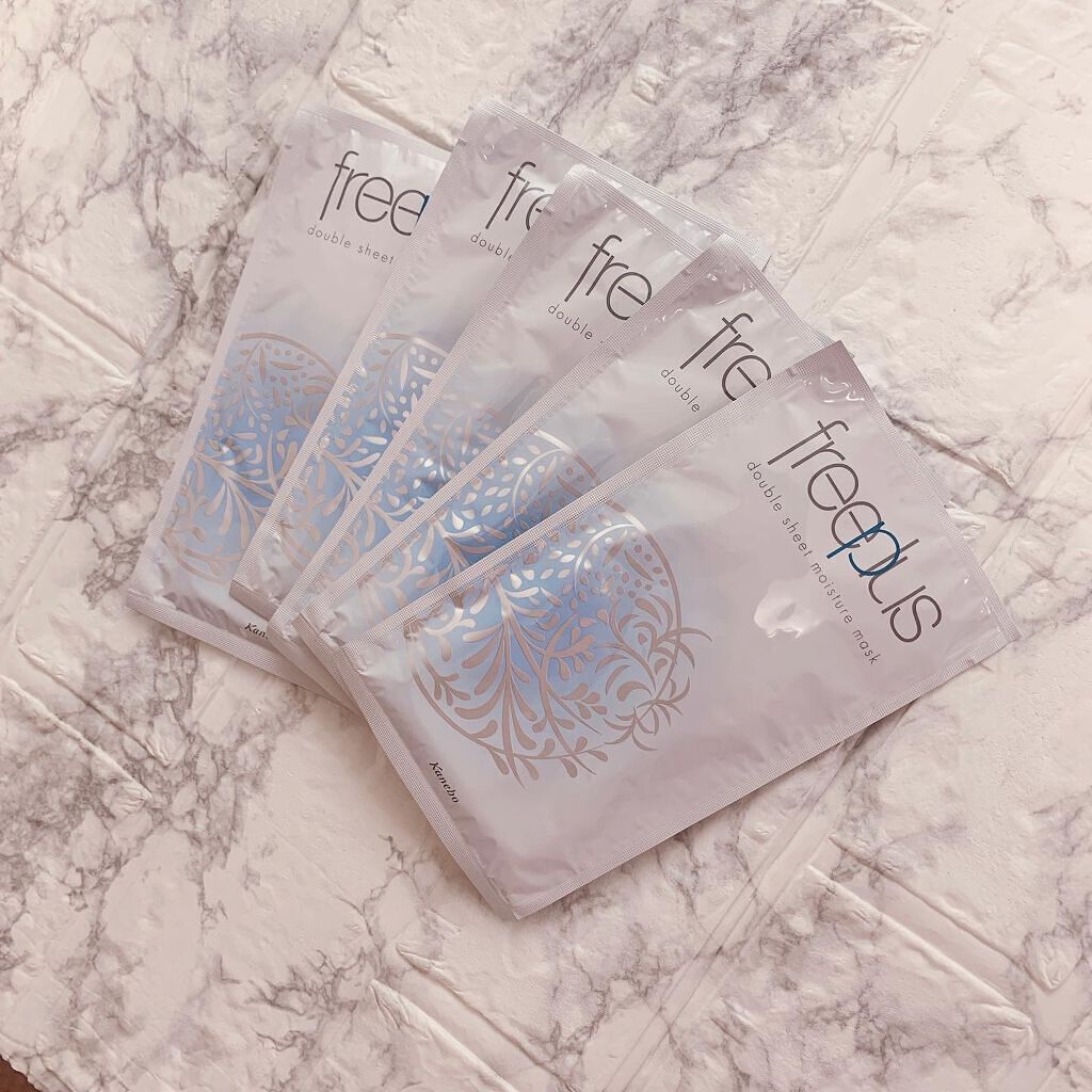 ダブルシートモイスチャーマスク/フリープラス/シートマスク・パックを使ったクチコミ（3枚目）