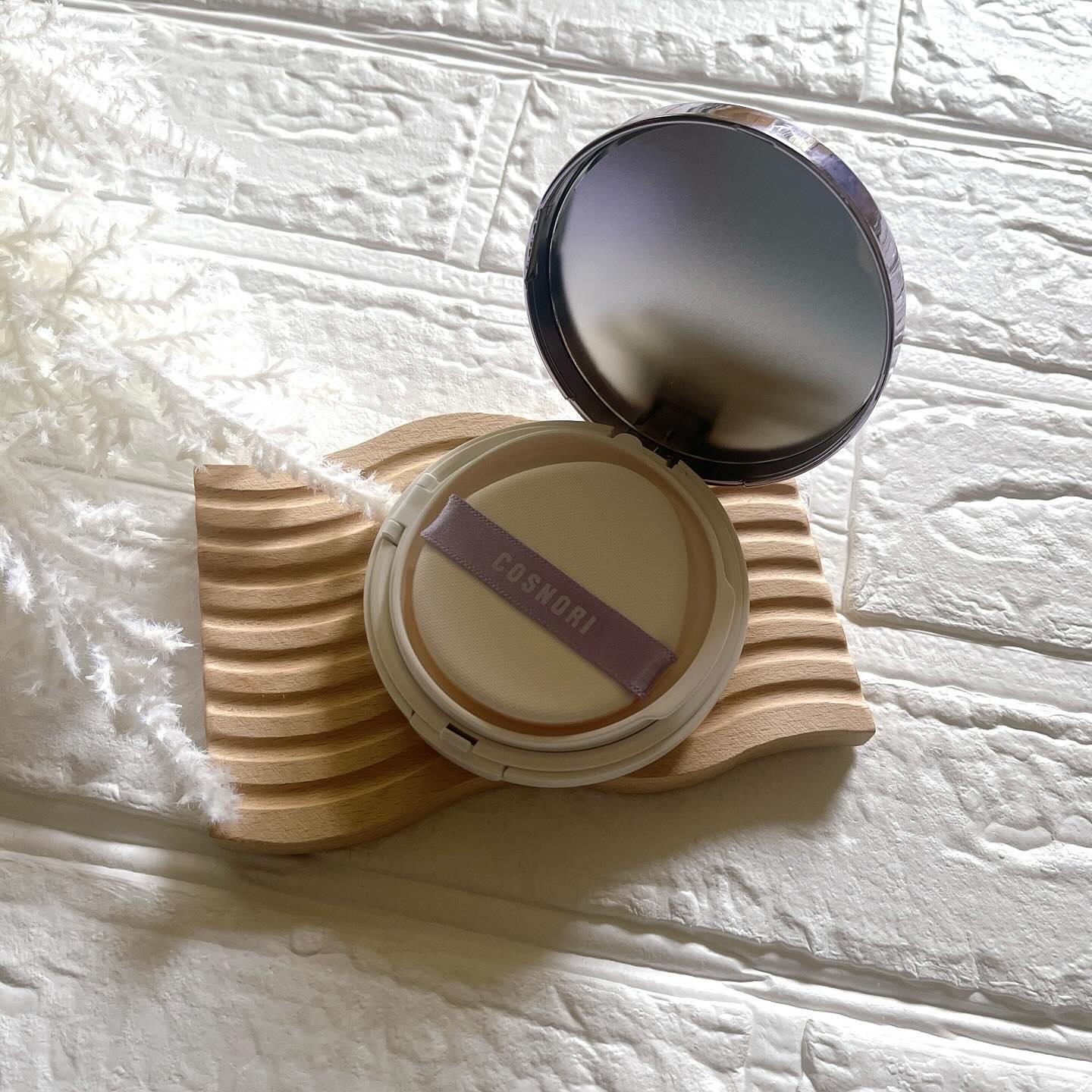 パンテノールバリアクッション/COSNORI/クッションファンデーションを使ったクチコミ（3枚目）