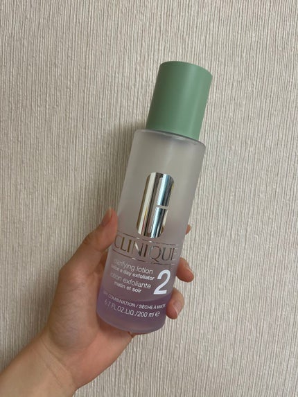 クラリファイング ローション 2/CLINIQUE/拭き取り化粧水を使ったクチコミ(1枚目)