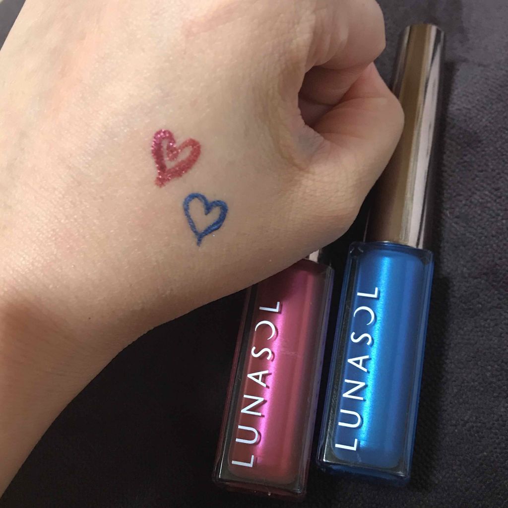 メタリックライナー/LUNASOL/リキッドアイライナーを使ったクチコミ(2枚目)