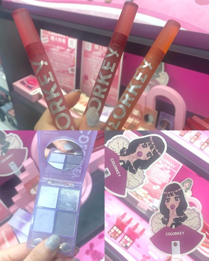 四色アイシャドウパレット/COLORKEY/アイシャドウパレットを使ったクチコミ(5枚目)