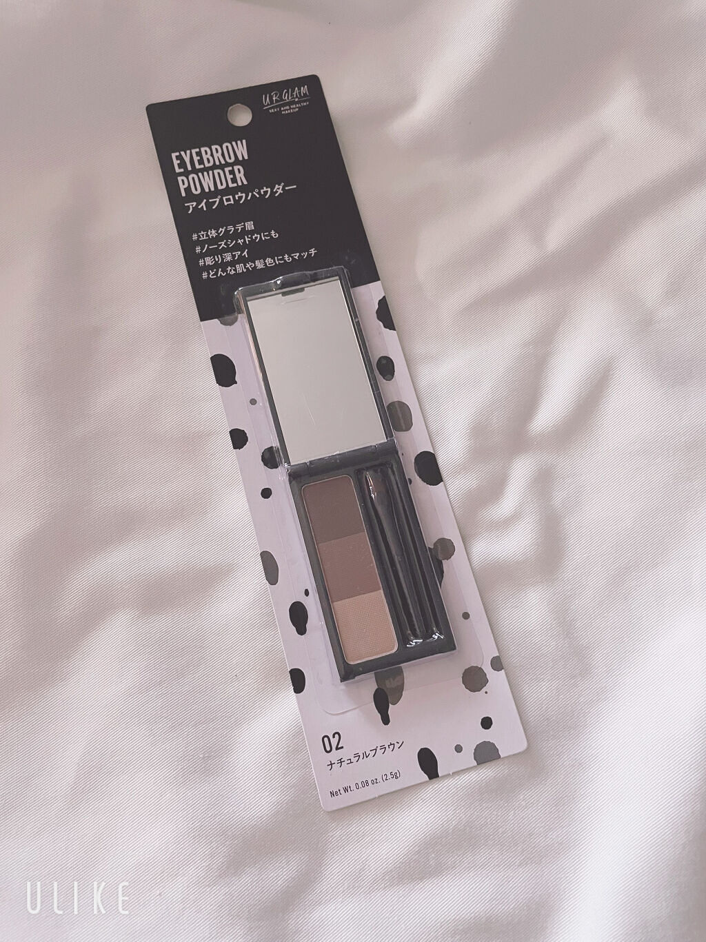 UR GLAM　EYEBROW POWDER/U R GLAM/パウダーアイブロウを使ったクチコミ（2枚目）