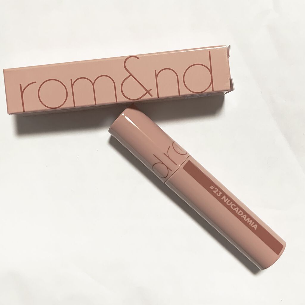 ジューシーラスティングティント/rom&nd/リップティントを使ったクチコミ（1枚目）