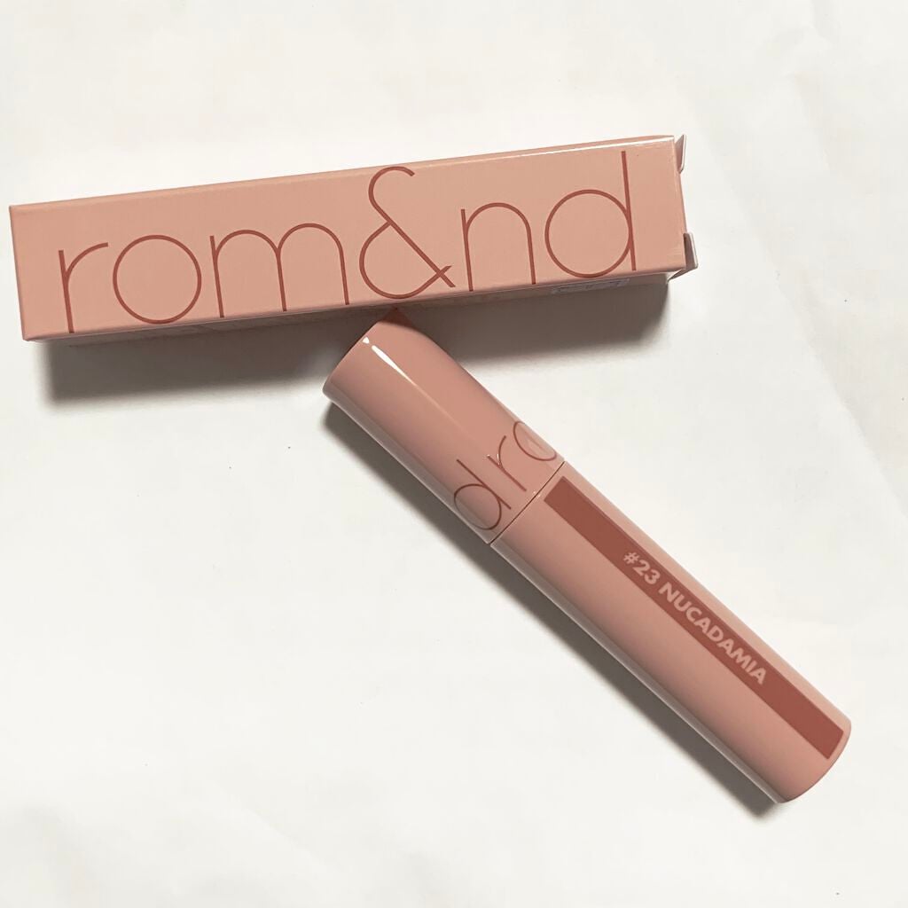 ジューシーラスティングティント/rom&nd/リップティントを使ったクチコミ(1枚目)