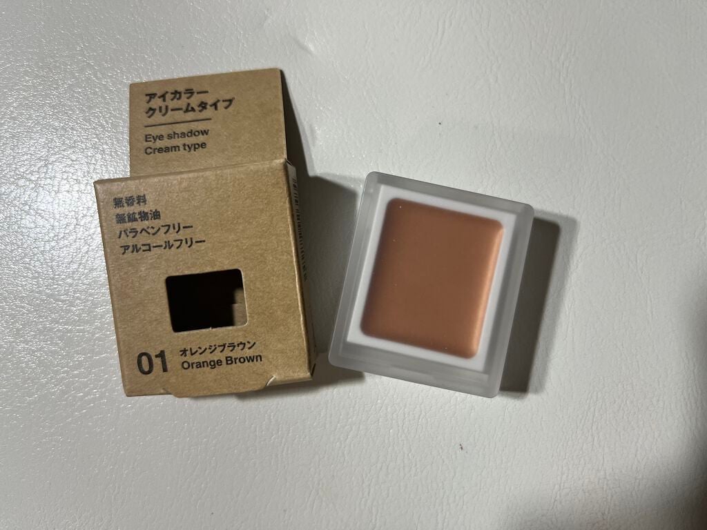 アイカラー クリームタイプ/無印良品/ジェル・クリームアイシャドウを使ったクチコミ(1枚目)