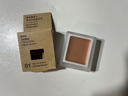 アイカラー クリームタイプ/無印良品/ジェル・クリームアイシャドウを使ったクチコミ(1枚目)