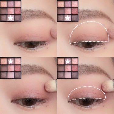 UR GLAM　BLOOMING EYE COLOR PALETTE/U R GLAM/アイシャドウパレットを使ったクチコミ（2枚目）