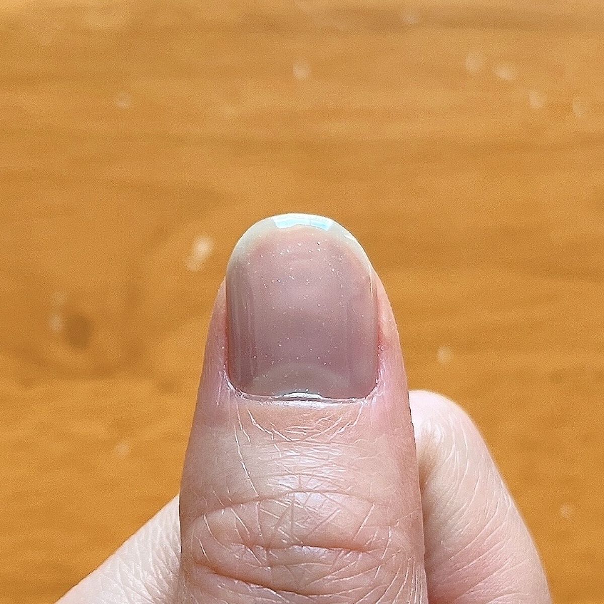 エクセル ネイルポリッシュ N NL43 心のやすらぎ(アイシーグリーン)/excel/マニキュアを使ったクチコミ（3枚目）