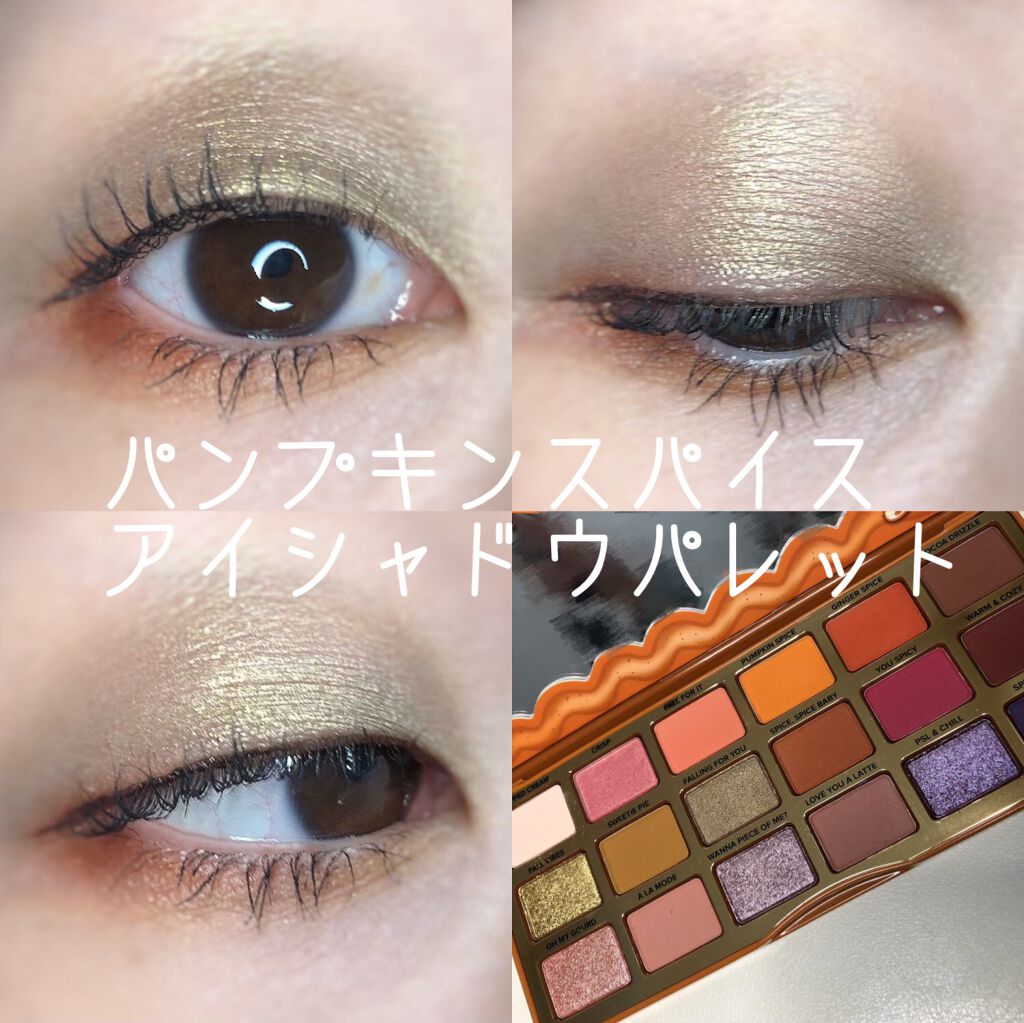 パンプキン スパイス アイシャドウ パレット(旧)/Too Faced/アイシャドウパレットを使ったクチコミ（1枚目）