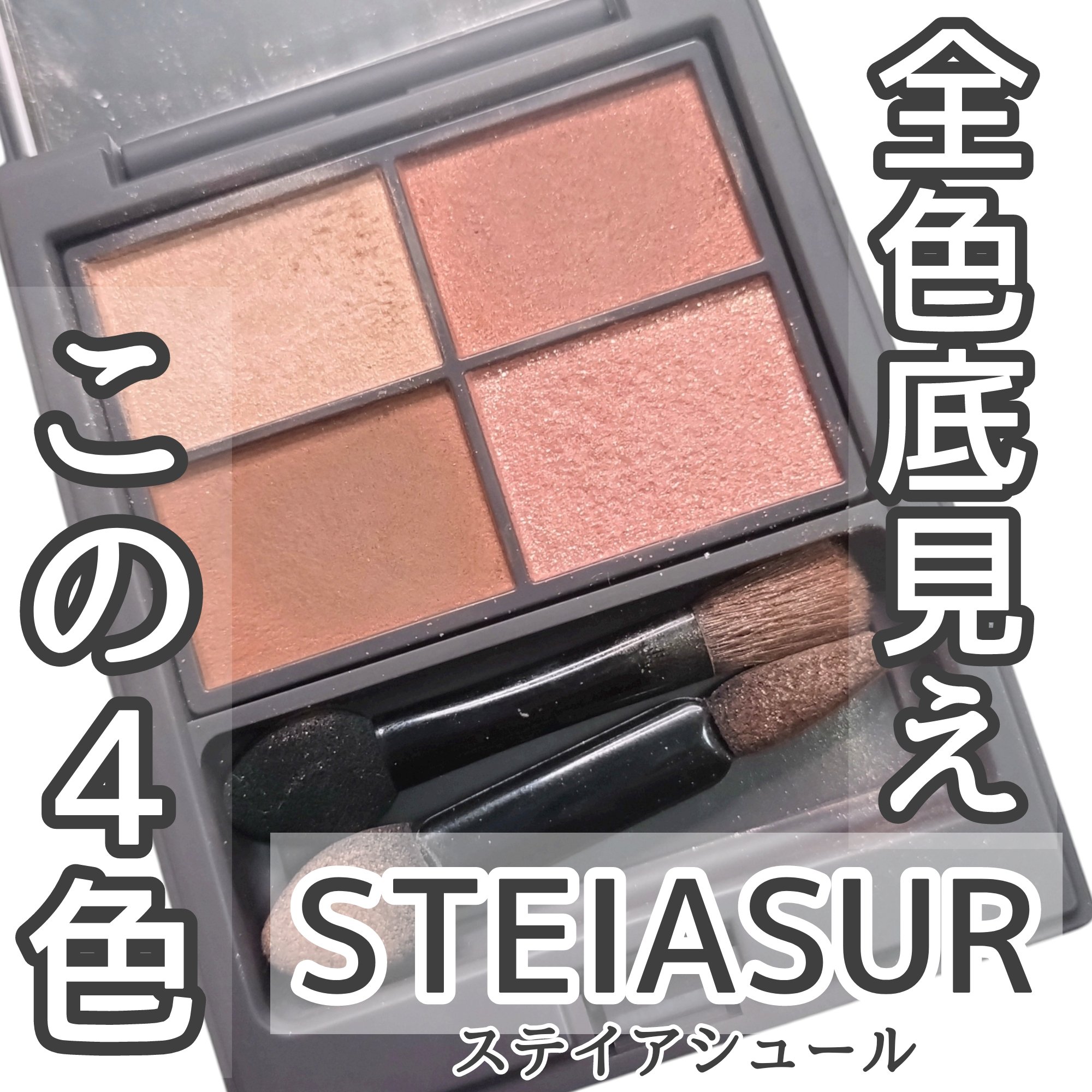 アンノウンアイズ/STEIASUR（ステイアシュール）/アイシャドウパレットを使ったクチコミ（1枚目）