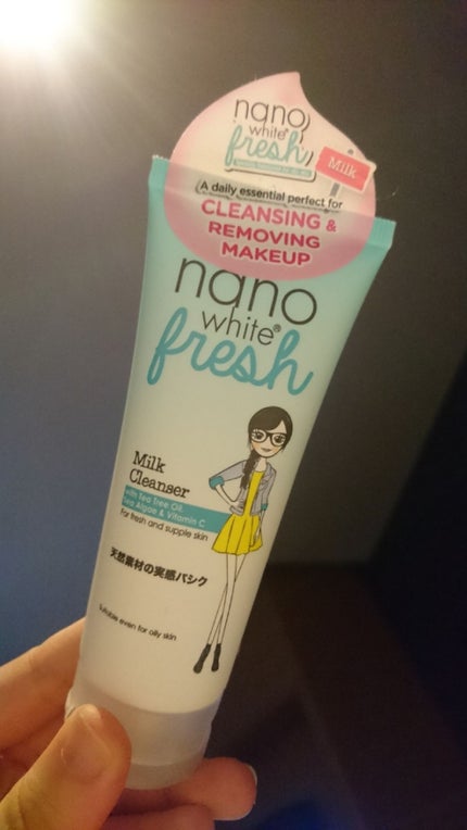 Nanowhite Fresh Milk Cleanser/クレンジングクリームを使ったクチコミ(1枚目)