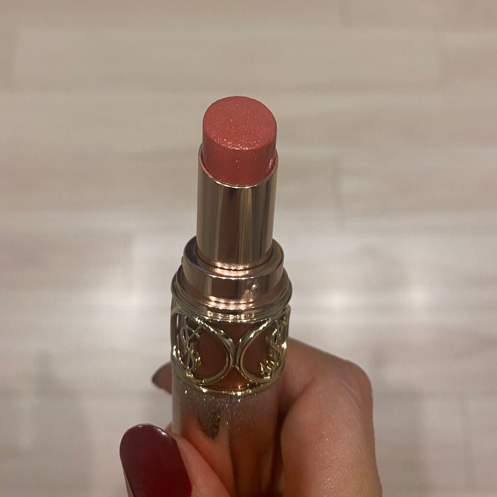 ルージュ ヴォリュプテ シャイン/YVES SAINT LAURENT BEAUTE/口紅を使ったクチコミ(2枚目)