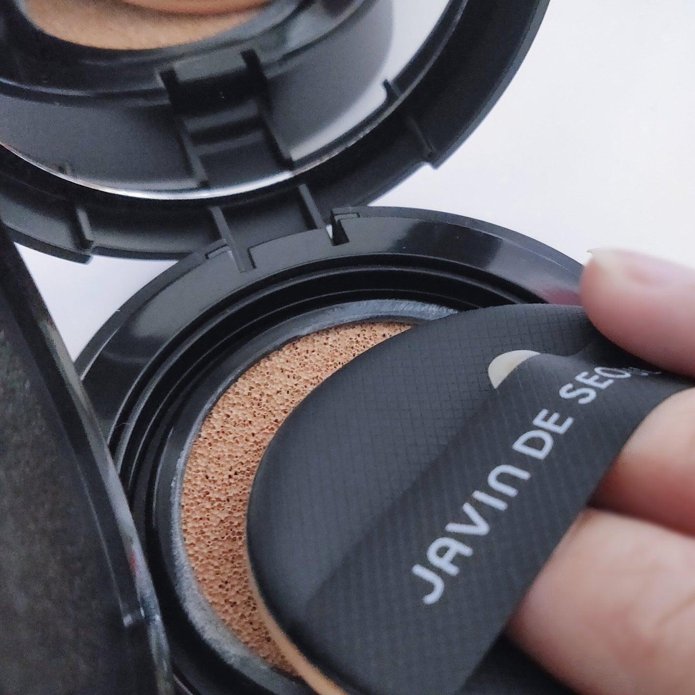 ジャビンドゥソウル ウインクファンデーションパクト/Javin De Seoul/クッションファンデーションを使ったクチコミ(2枚目)