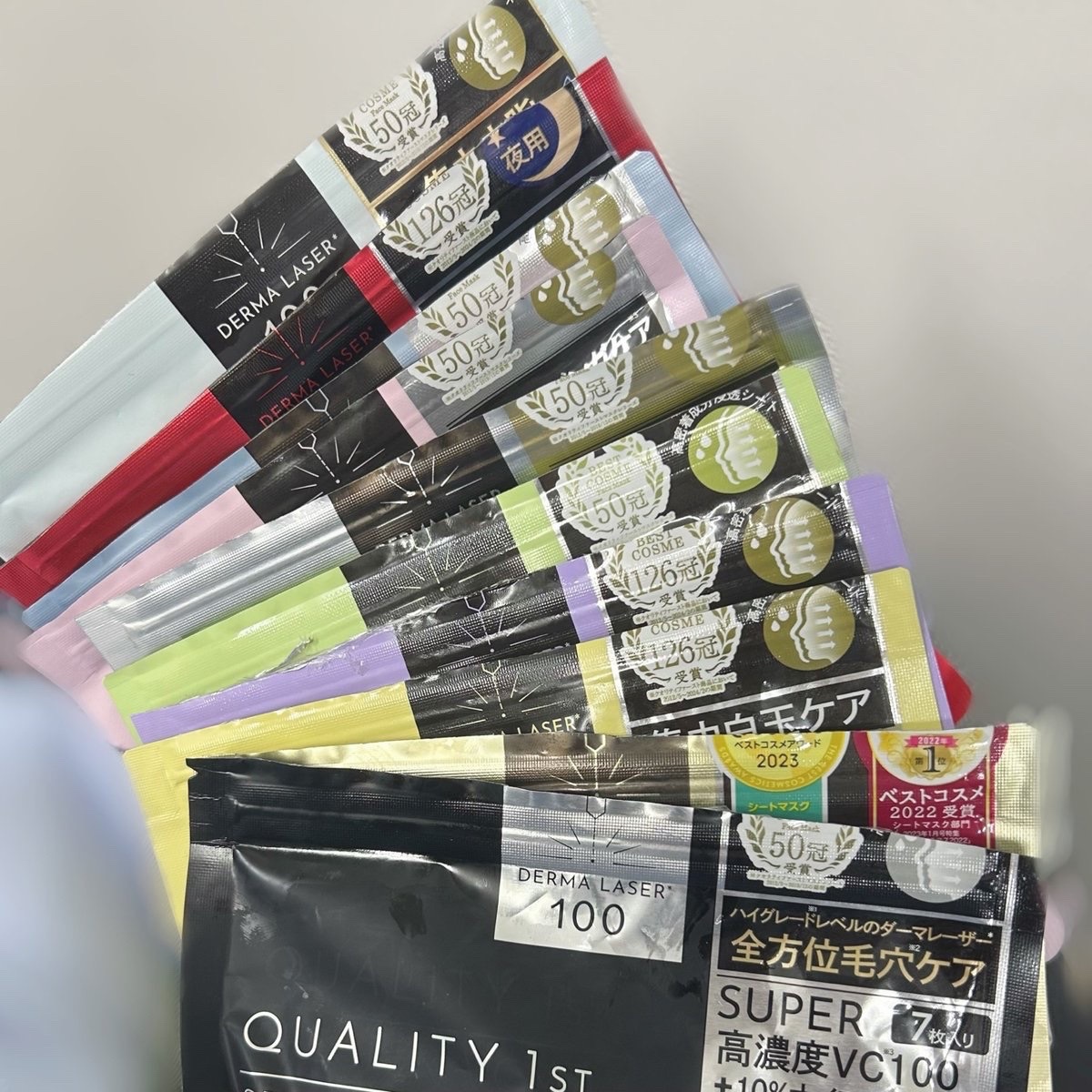 ダーマレーザー スーパーNMN100マスク/クオリティファースト/シートマスク・パックを使ったクチコミ（3枚目）