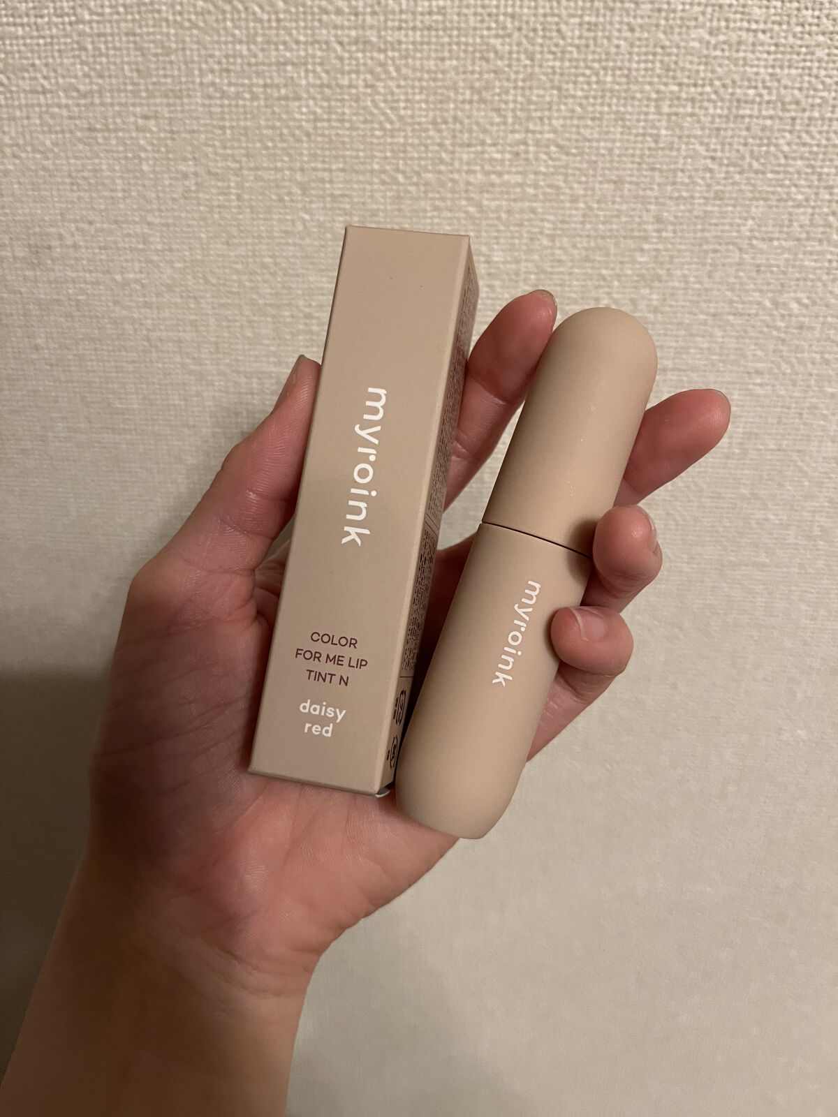 マイカラーフォーミーリップティントN/myroink/リップティントを使ったクチコミ（1枚目）