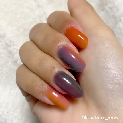 セミキュアジェルネイル(ハンド)/ohora/ネイルシールを使ったクチコミ(2枚目)