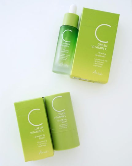 アリウル グリーンビタミンC トーニングセラム(アンプル)/Ariul/美容液を使ったクチコミ(9枚目)