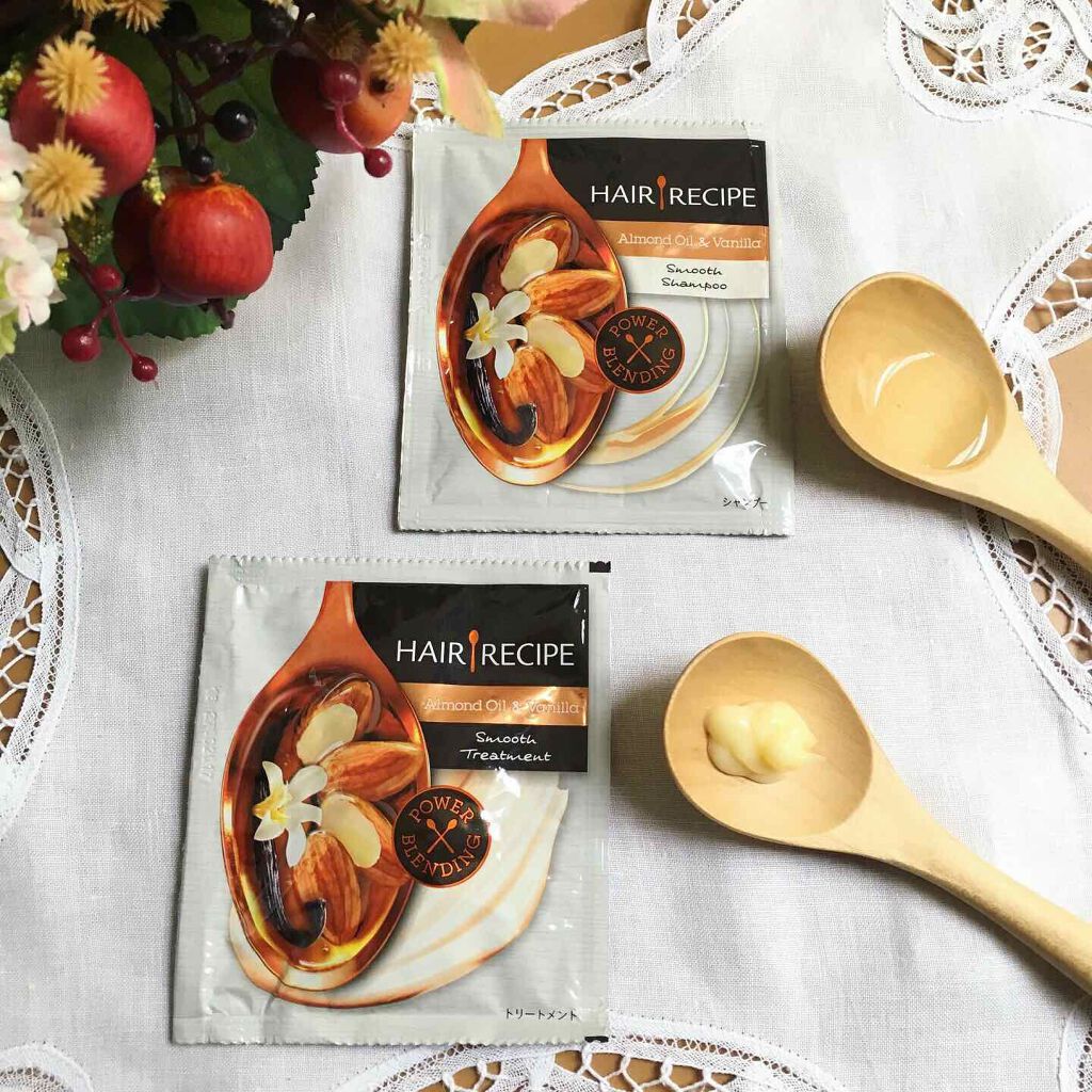 アーモンドオイル&バニラ スムース レシピ シャンプー／トリートメント/HAIR RECIPE/シャンプー・コンディショナーを使ったクチコミ（2枚目）