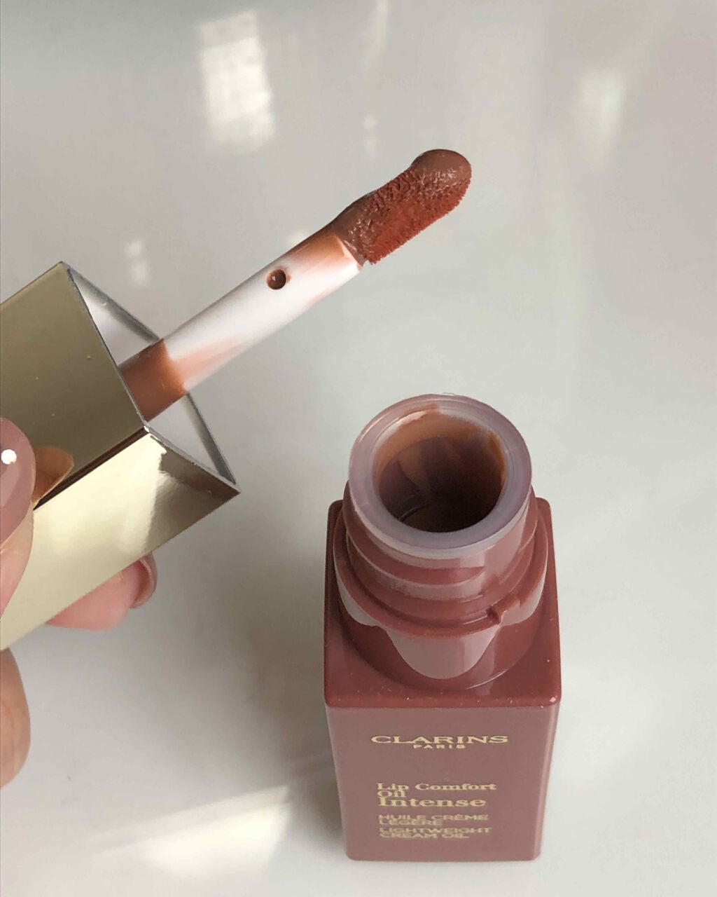 コンフォート リップオイル インテンス/CLARINS/リップグロスを使ったクチコミ(3枚目)