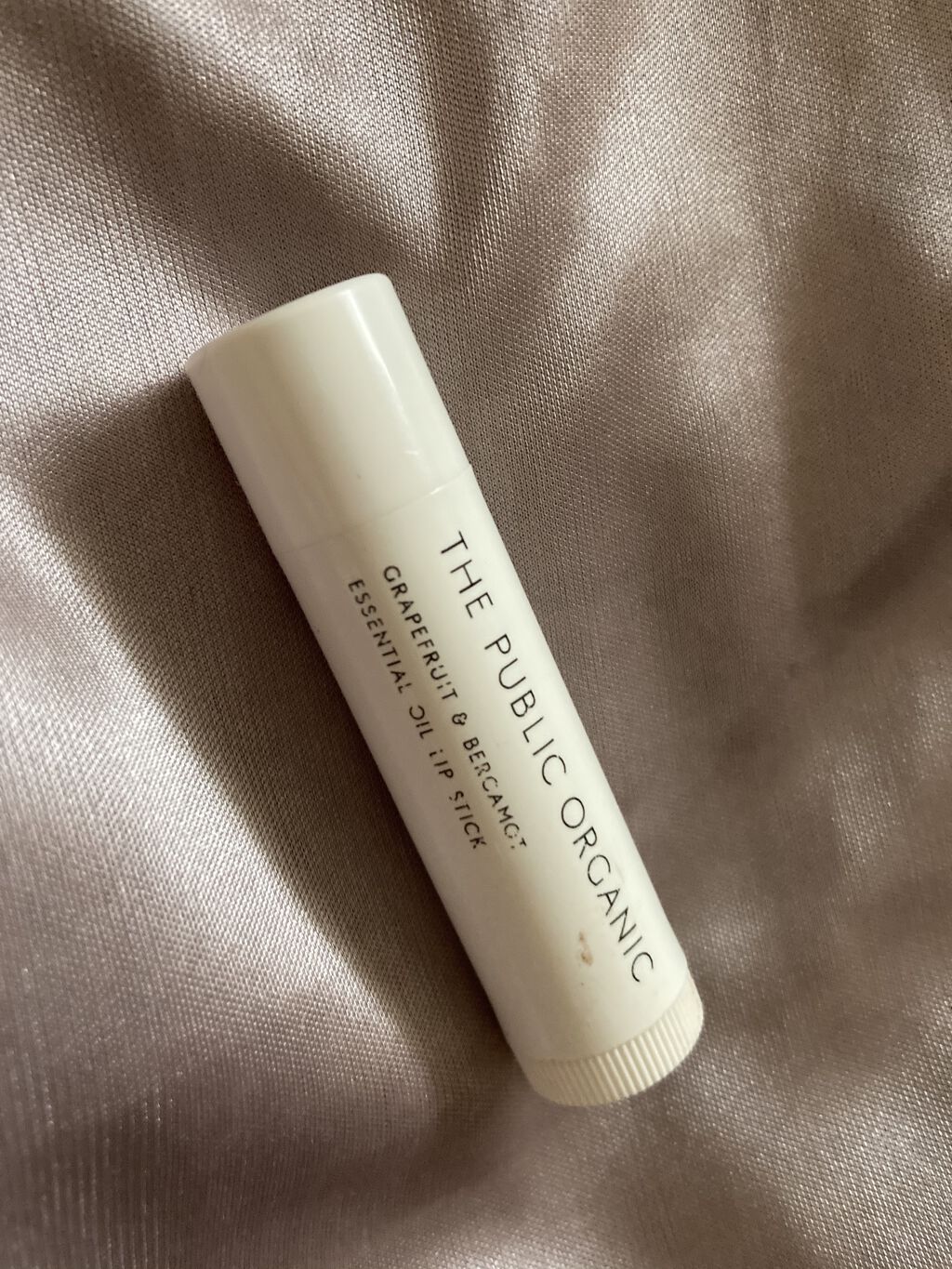 オーガニック認証 精油リップスティック スーパーポジティブ ライズ/THE PUBLIC ORGANIC/リップクリームを使ったクチコミ（1枚目）