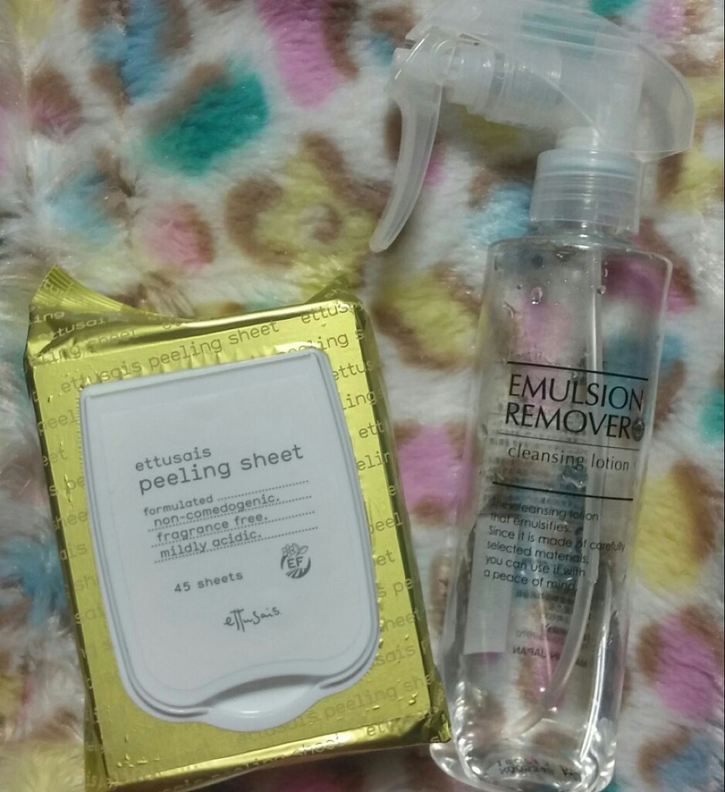 ふきとりピーリングシートN/ettusais/ピーリングを使ったクチコミ（2枚目）
