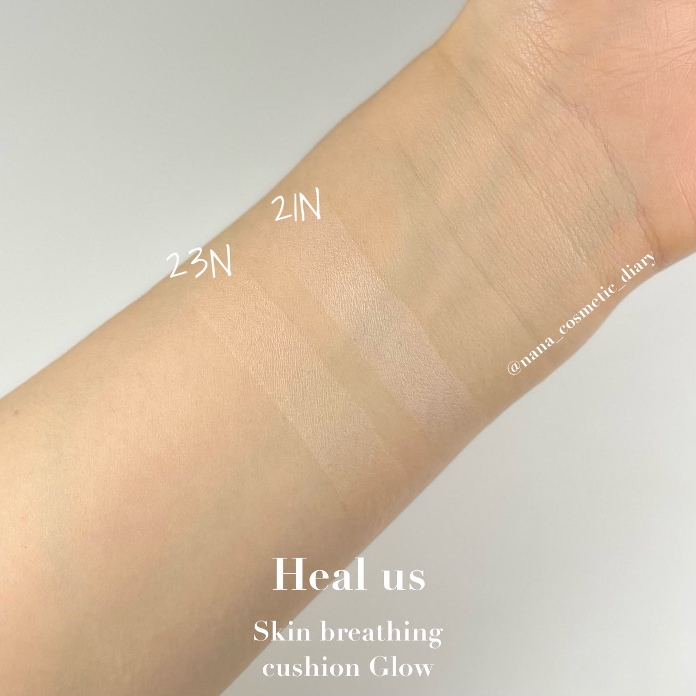 ブリージンググロークッション/Healus/クッションファンデーションを使ったクチコミ(2枚目)