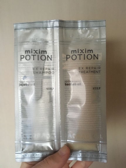 リペアシャンプー/ヘアトリートメント/mixim POTION/シャンプー・コンディショナーを使ったクチコミ(1枚目)