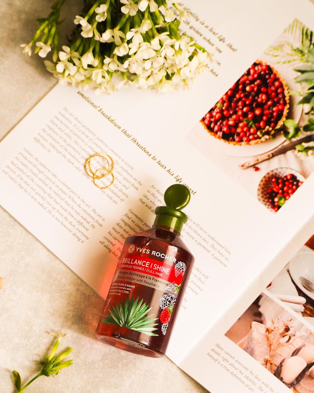 リンシングビネガー シルキーシャイン さらキララズベリー/イヴ・ロシェ/洗い流すヘアトリートメントを使ったクチコミ(1枚目)