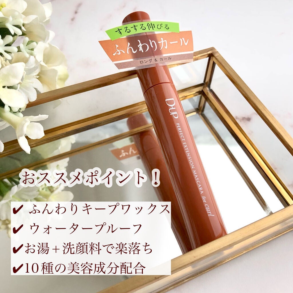 パーフェクトエクステンション マスカラ for カール/D-UP/マスカラを使ったクチコミ(2枚目)