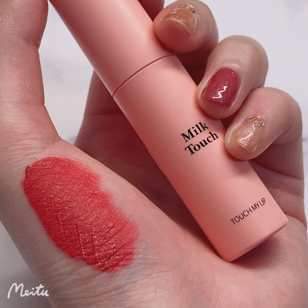タッチ マイ リップ 02 ローズピンク/Milk Touch/リップグロスを使ったクチコミ（2枚目）