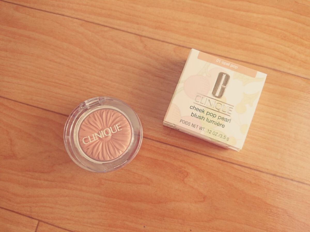 チーク ポップ パール/CLINIQUE/パウダーチークを使ったクチコミ(1枚目)