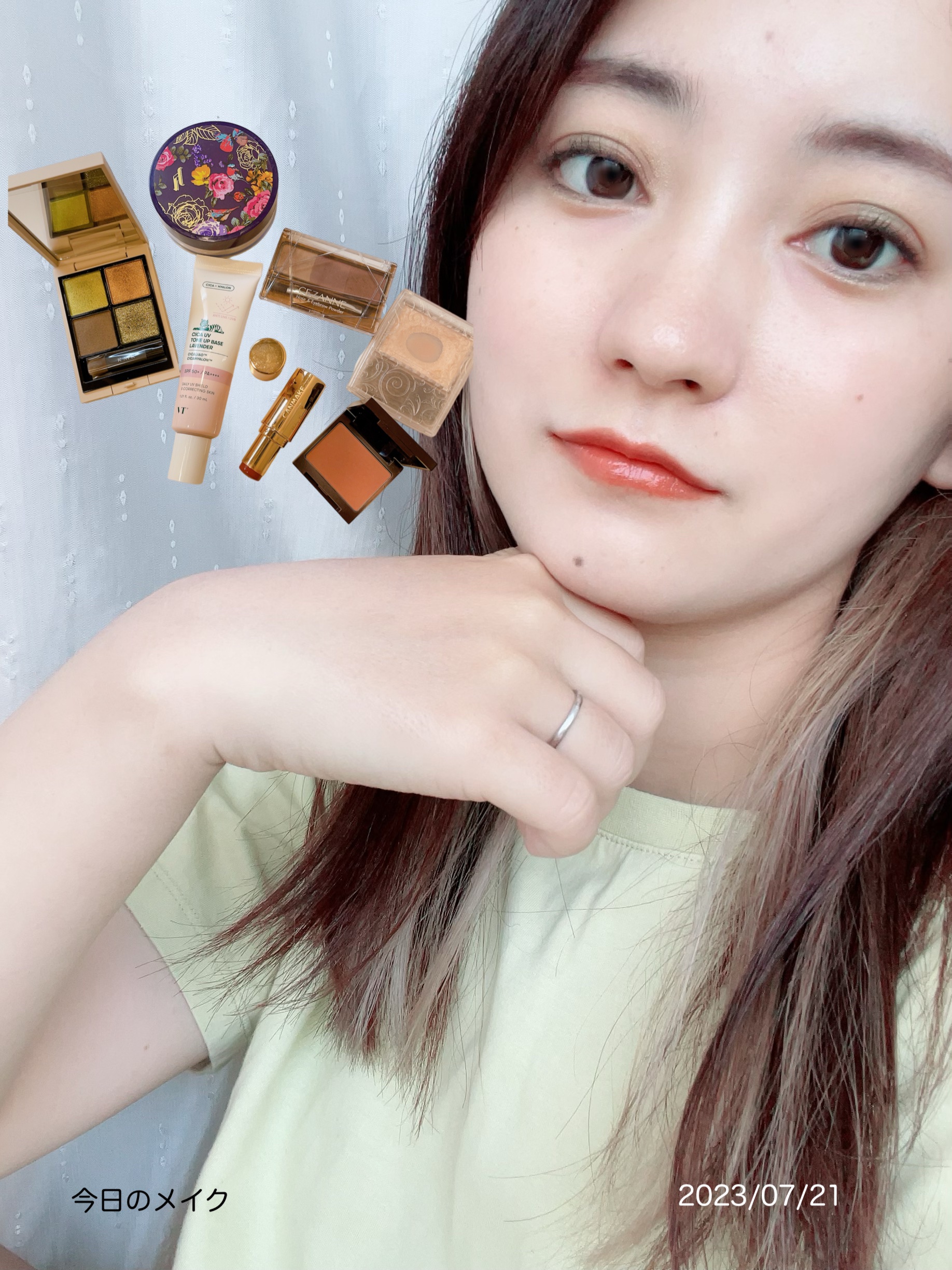 ノーズ＆アイブロウパウダー/CEZANNE/パウダーアイブロウを使ったクチコミ（1枚目）