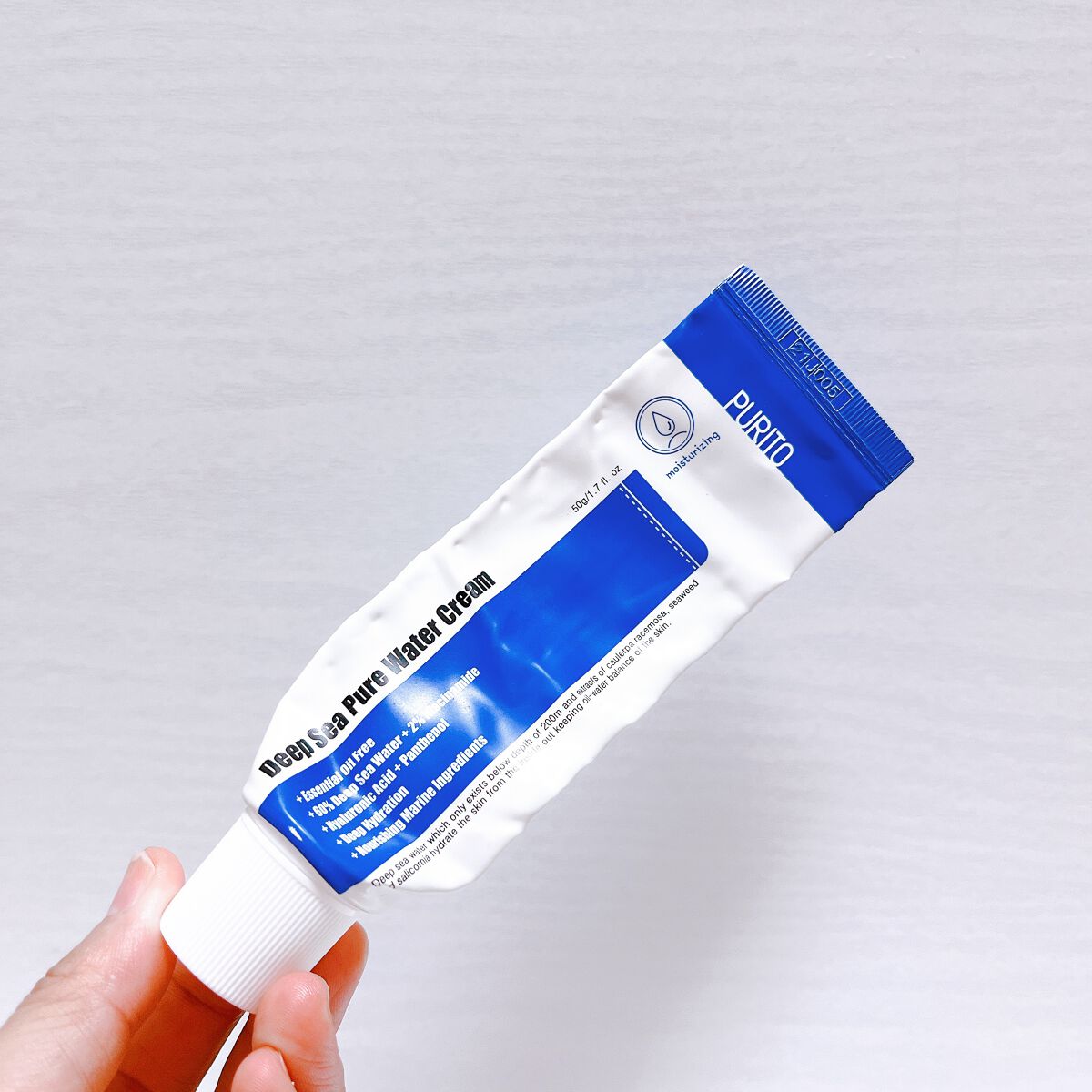 ディープシーピュアウォータークリーム/PURITO/フェイスクリームを使ったクチコミ（1枚目）