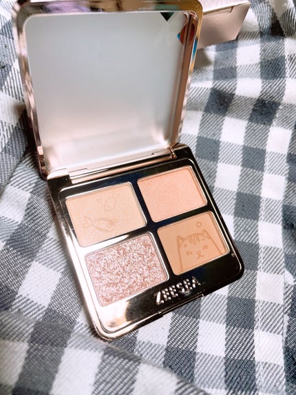 アニマルアイシャドウ(4シェード)/ZEESEA/アイシャドウパレットを使ったクチコミ(4枚目)