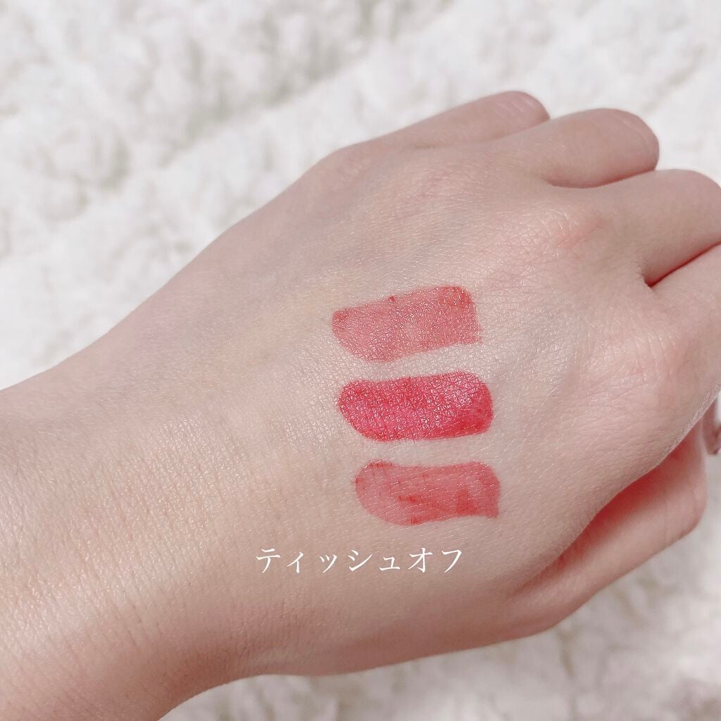 ジューシーラスティングティント/rom&nd/リップティントを使ったクチコミ(3枚目)