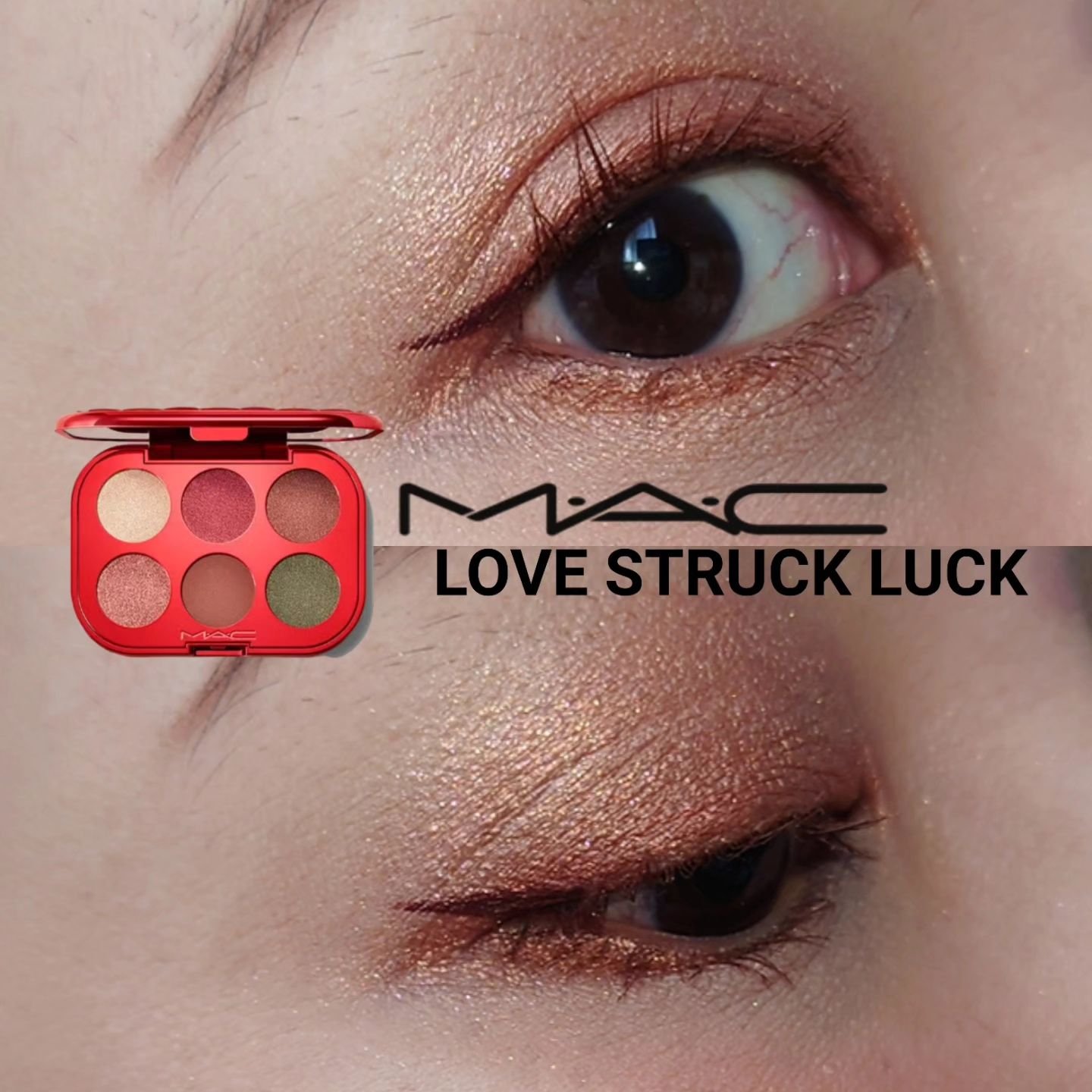 スモール アイシャドウ ×6 ラブストラック ラック/M・A・C/アイシャドウパレットを使ったクチコミ（1枚目）