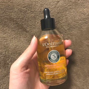 ファイブハーブス リペアリングインテンシヴオイル/L'OCCITANE/ヘアオイルを使ったクチコミ（1枚目）