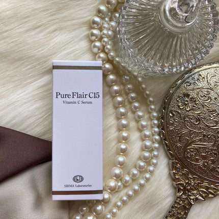 Pure Flair C15 ビタミンCセラム/SHIMA Laboratories/美容液を使ったクチコミ(7枚目)
