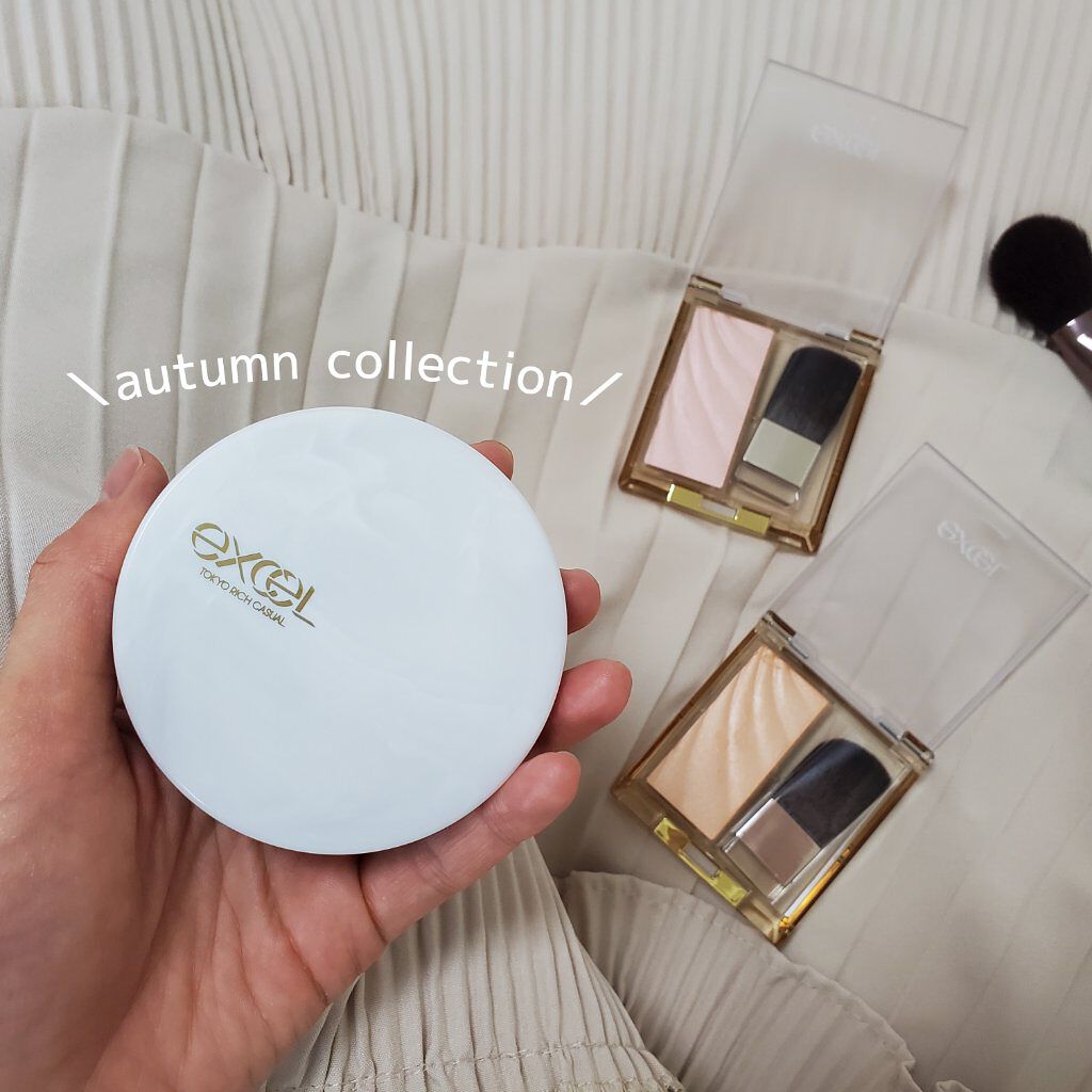 ハイライトチークブラシ/excel/メイクブラシを使ったクチコミ（1枚目）