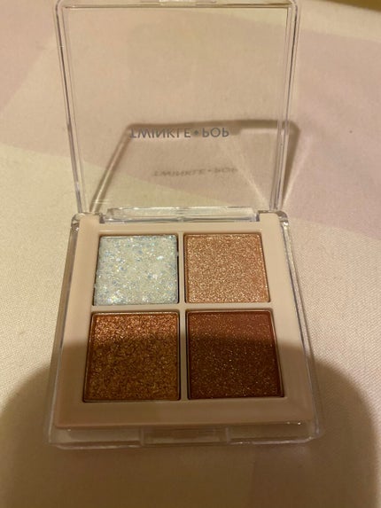 TWINKLE POP Pearl Flex Glitter Eye Palette/CLIO/アイシャドウパレットを使ったクチコミ(4枚目)