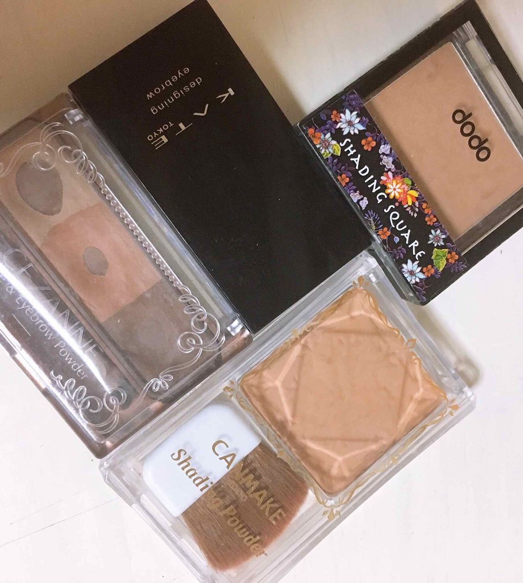 ノーズ＆アイブロウパウダー/CEZANNE/パウダーアイブロウを使ったクチコミ（2枚目）