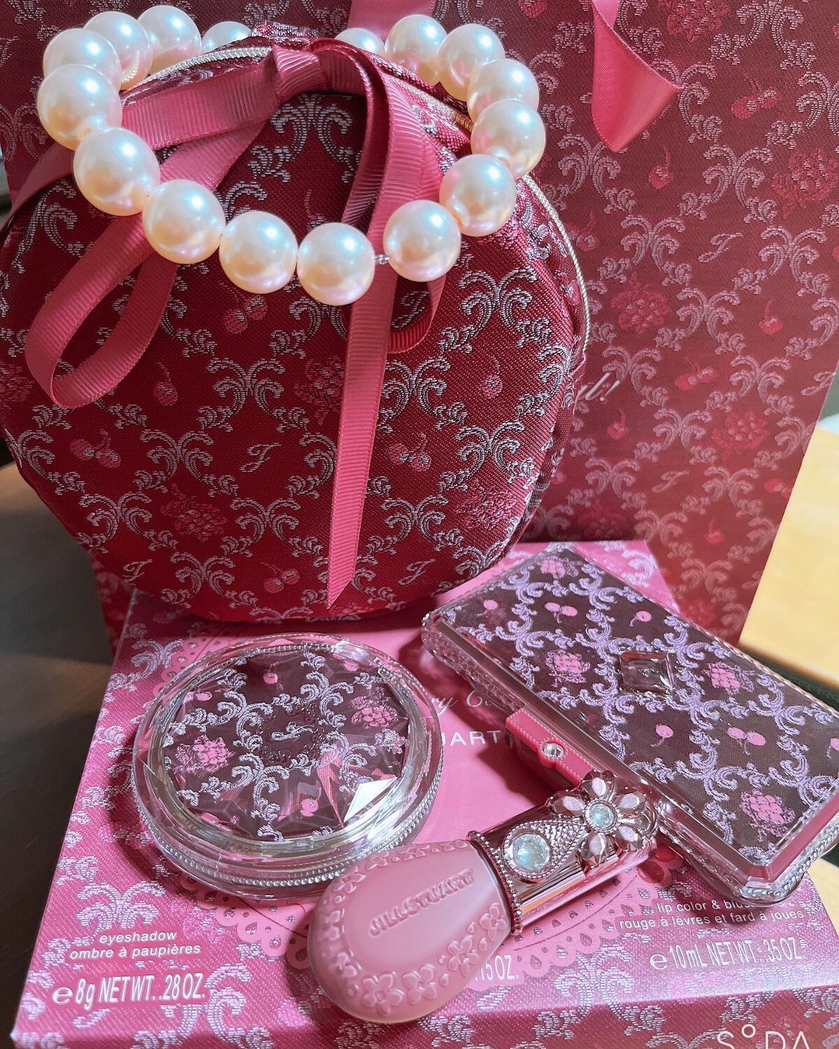 ジルスチュアート ミッドナイトチェリー コレクション/JILL STUART/メイクアップキットを使ったクチコミ（1枚目）