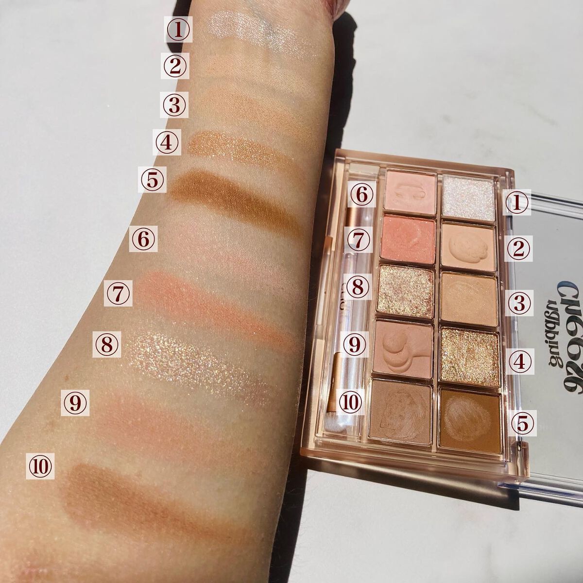 プロ アイ パレット/CLIO/アイシャドウパレットを使ったクチコミ(5枚目)
