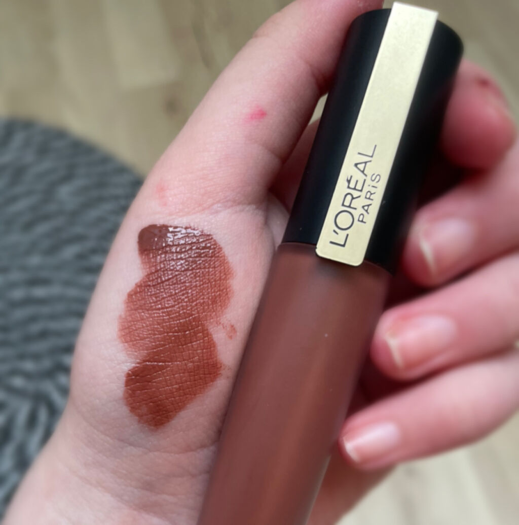 ルージュシグネチャー /ロレアル パリ/リップグロスを使ったクチコミ（3枚目）