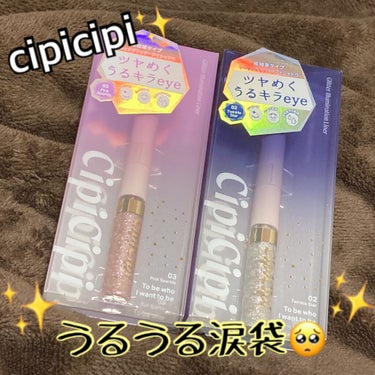 グリッターイルミネーションライナー/CipiCipi/リキッドアイライナーを使ったクチコミ（1枚目）